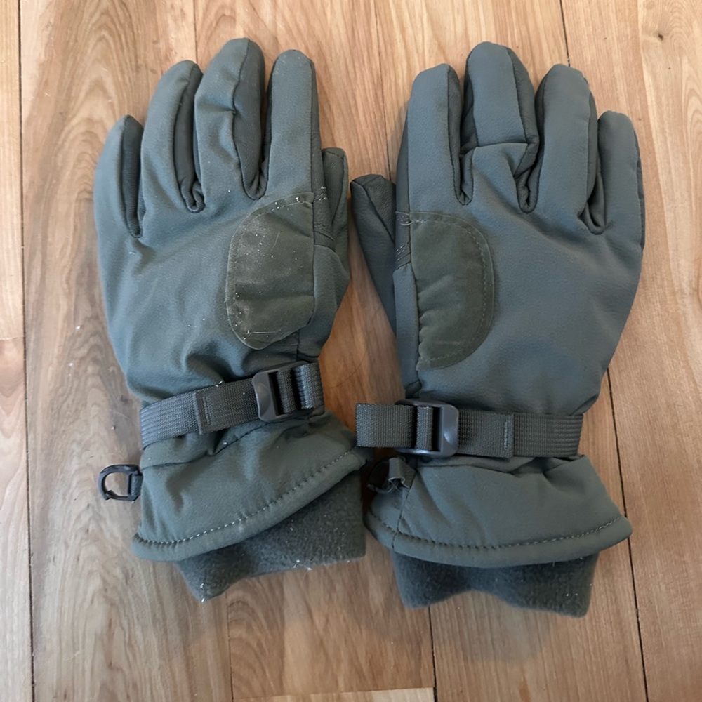 Unisex Winter Gloves Medium Green